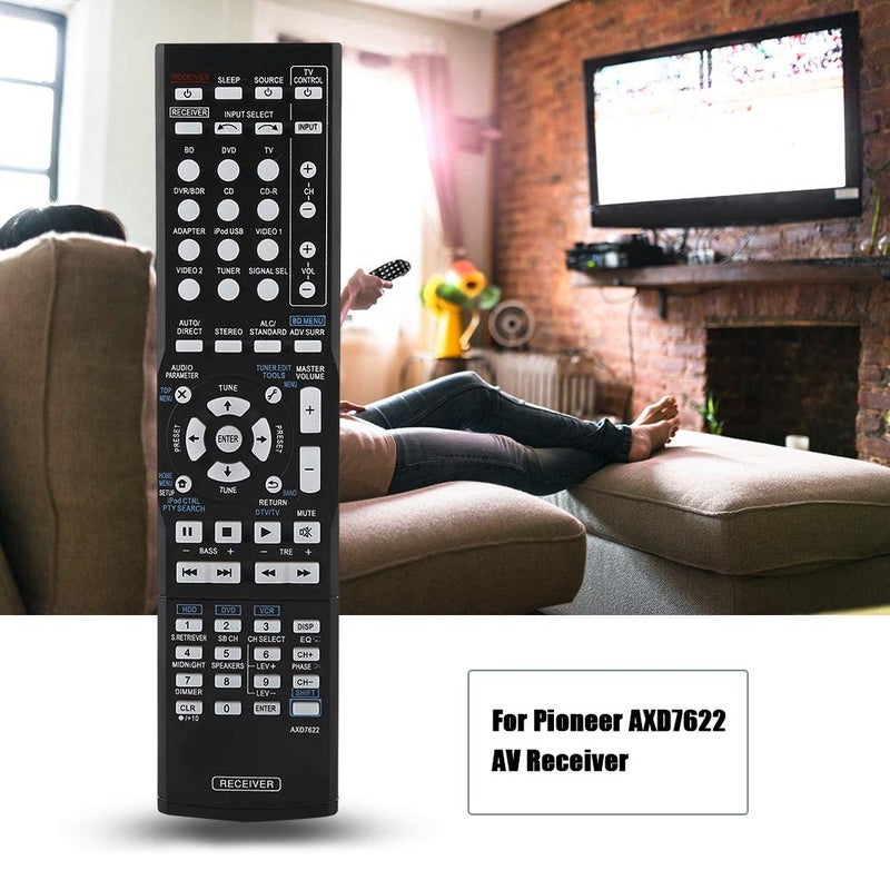 Serounder Remote Control Replacement Compatible for Pioneer VSX-520 AXD7622 VSX-522-K VSX-823-K VSX-921-K Home Theater AV Audio/Video Receiver AV System - Image 3